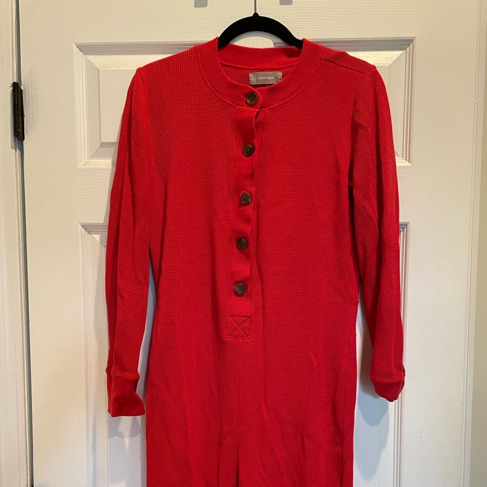 Everlane waffle onesie pajamas